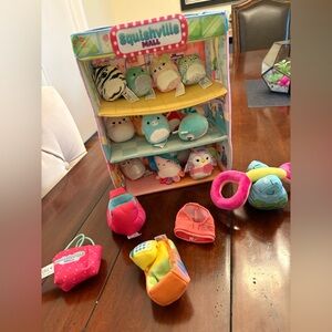 Squishville Mall and plushies. All included.